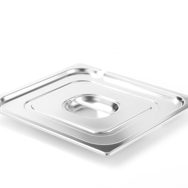 Lid for GN bin 1/3 with spoon recess