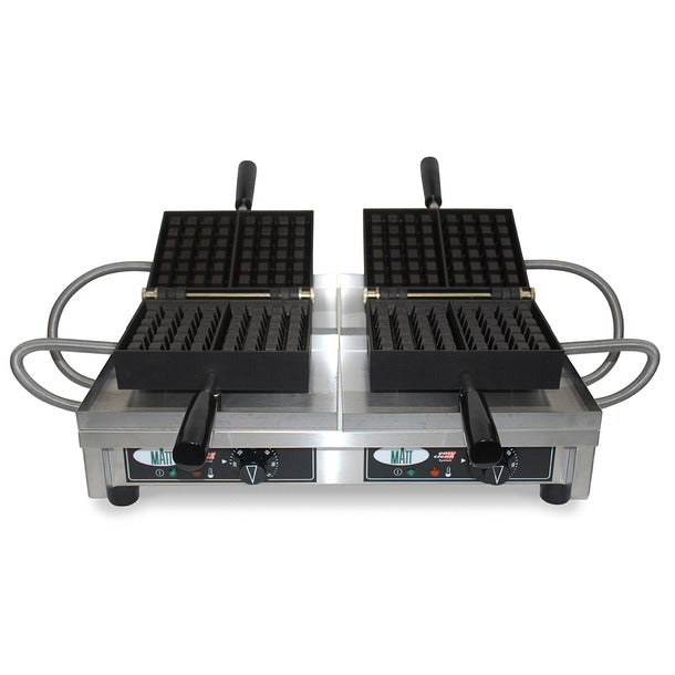 Double waffle iron - 4x6 Brussels