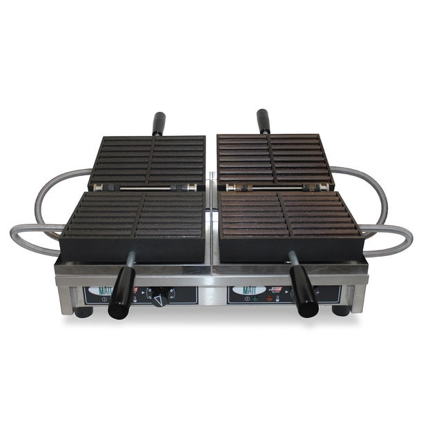 Waffle Iron 2x8 Waffle Fries double model