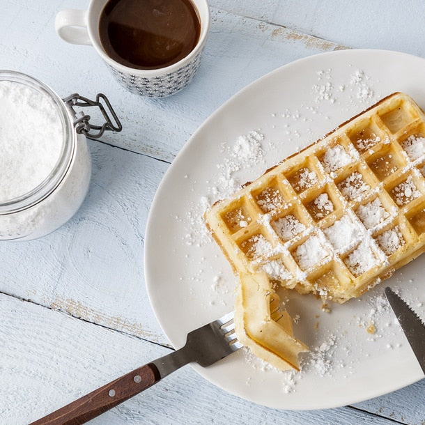 Small turnable waffle iron - 4x6 Brussels