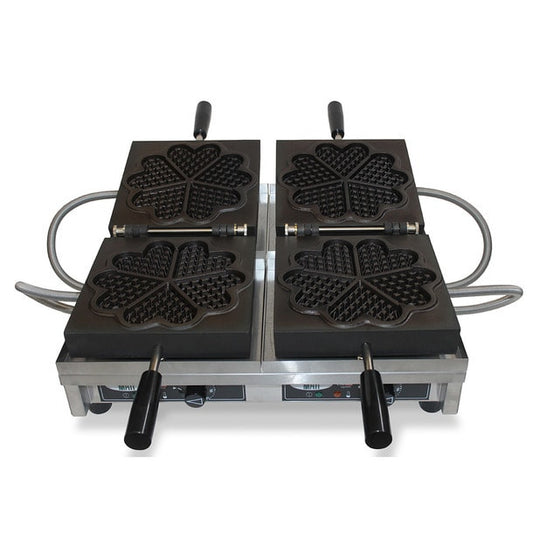 Double waffle iron - 5x27 Heart waffle